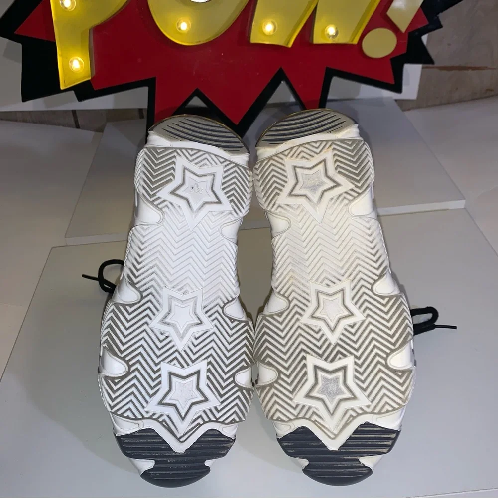 Anthony Wang Holographic Hidden Wedge Platform Heel Women's Shoes Used Size 7.5